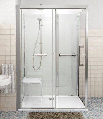 Vinata Comfort 120x90 cm komplett zuhanykabin sarokba