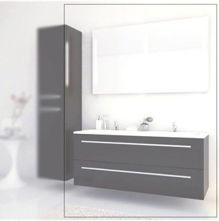 Libato 120 modern-minimal fürdőszobabútor antracit outlet