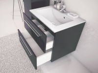 Libato 60 modern-minimal fürdőszobabútor antracit
