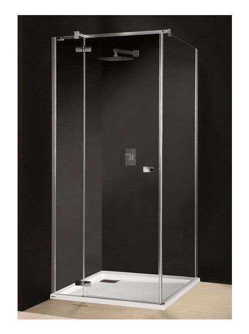 KNDJ2-Free-75x90-S szögletes, nyílóajtós zuhanykabin