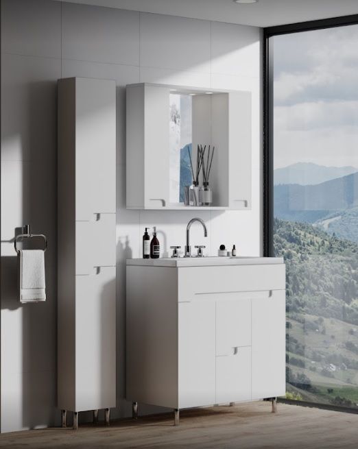 Cornelia 80 modern-minimal komplett fürdőszobabútor