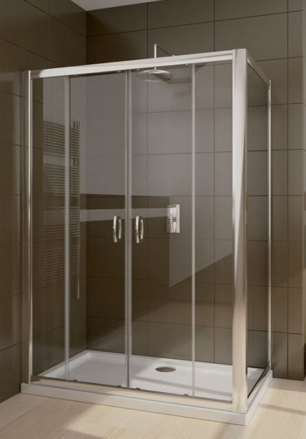 Premium Plus DWD+S 160x90 szögletes, tolóajtós zuhanykabin