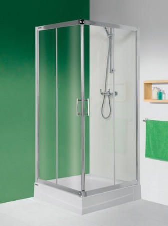 KN-kpl-H-TX5b-80 szögletes zuhanykabin szett