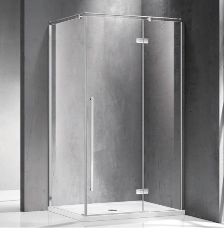 Sorrento Plus 100 szögletes, nyílóajtós  zuhanykabin