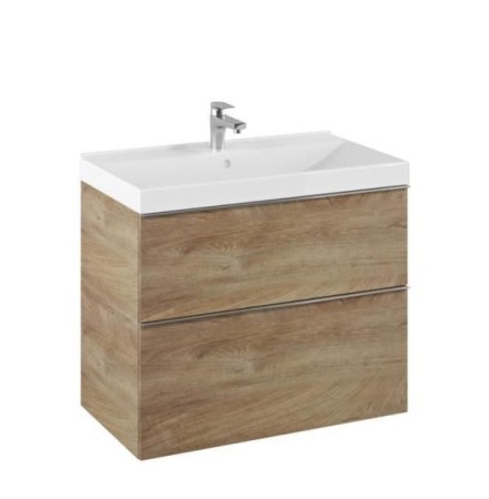 Monterey 80 modern-minimal komplett fürdőszobabútor 2 fiókkal
