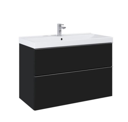 Monterey 100 modern-minimal komplett fürdőszobabútor 2 fiókkal