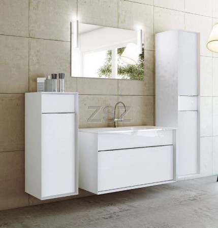 Atessa 110 modern-minimal komplett fürdőszobabútor fehér