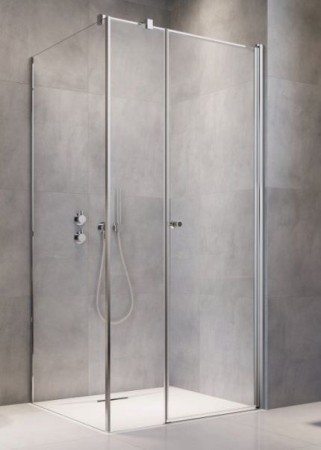 EOS KDS I. 100x90 szögletes, nyílóajtós zuhanykabin