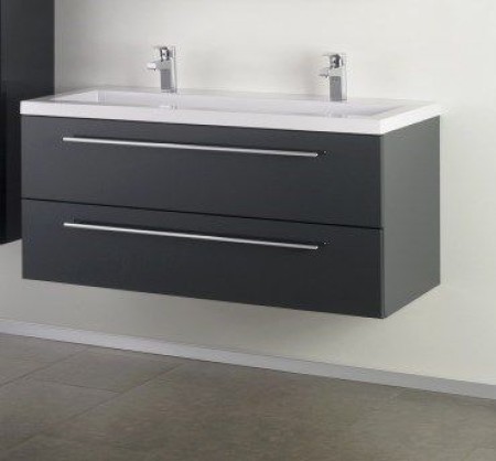 Fiora 120 modern-minimal alsóbútor mosdóval