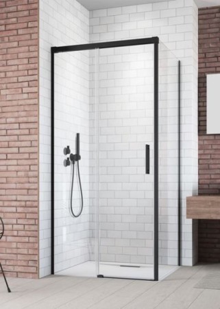 Idea Black KDJ 100x70 szögletes zuhanykabin