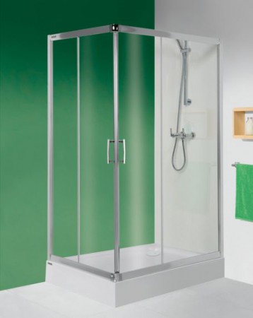 KN/TX5b 100x90 szögletes zuhanykabin