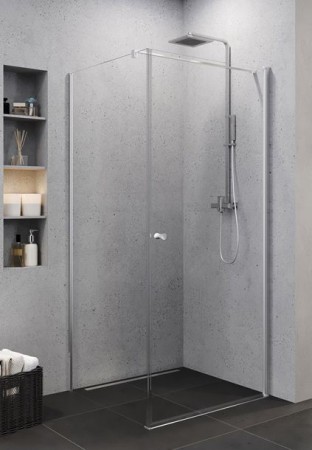 Superia 80 szögletes nyílóajtós zuhanykabin 