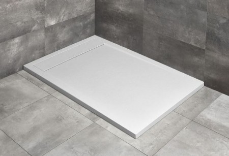 Teos F 150x80 méretre vágható öntött márvány zuhanytálca