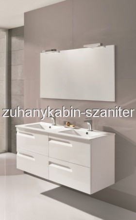Vitale 120 modern-minimal komplett fürdőszobabútor Kyra mosdóval