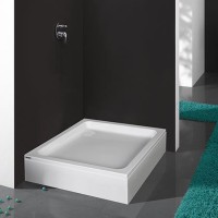 B/Free 80x80 akril szögletes zuhanytálca