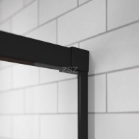 Idea Black KDJ 120x80 szögletes zuhanykabin