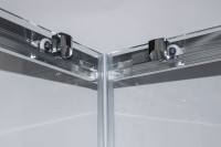 OBS2 80x80 szögletes tolóajtós zuhanykabin