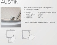 Austin 80 íves zuhanykabin
