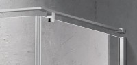 Sorrento Plus 100 szögletes, nyílóajtós  zuhanykabin